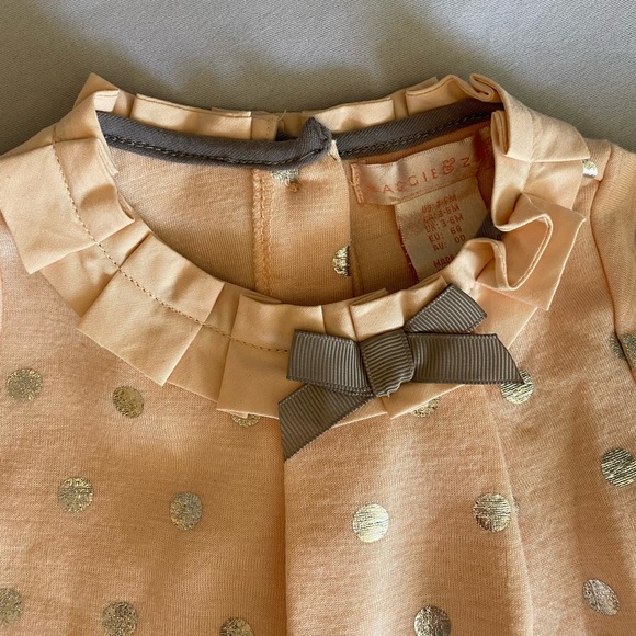 Baby Girl Polka Dot Dress - Picture 3 of 5